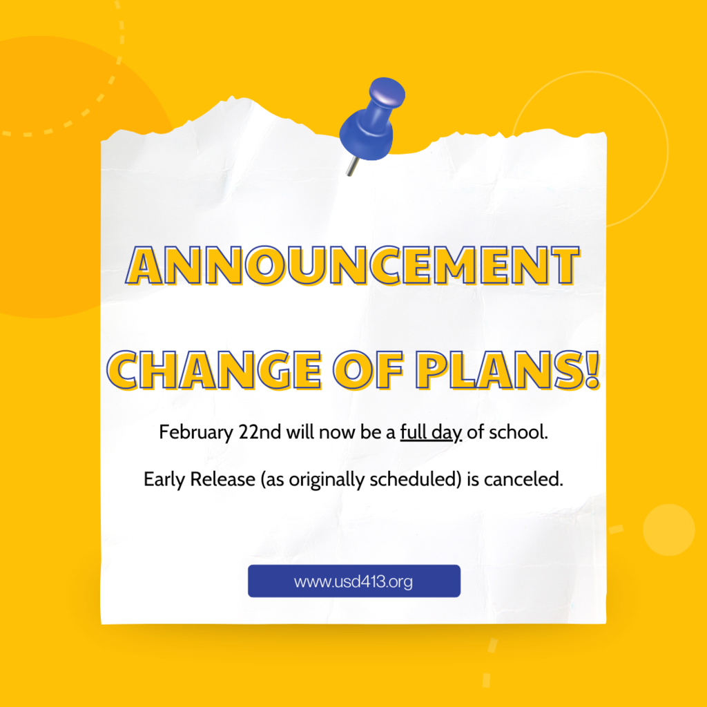 02.22 Schedule Change